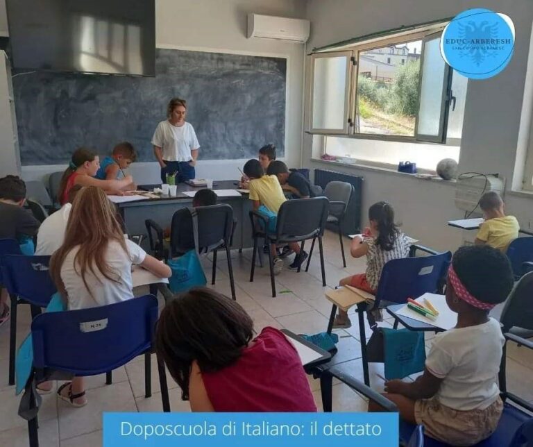 scheda doposcuola di italiano